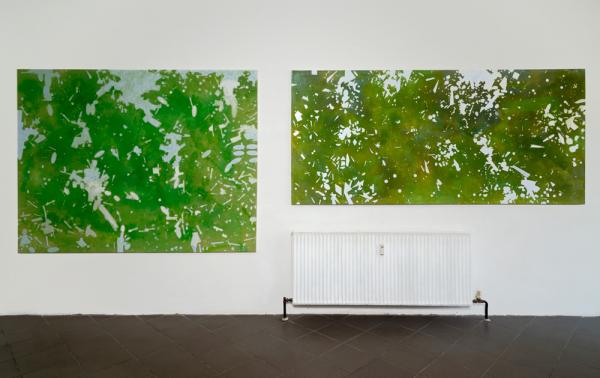 Grünanlage-Ausstellungsansicht